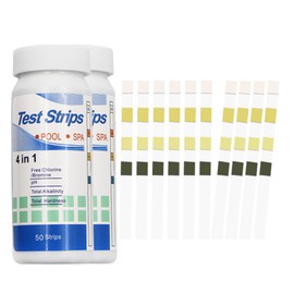 Aquarium Test Strips, PH Test Strips, Water Test for PH, Nitrite and Total Hardness, Patent Test Strips for Aquariums for Freshwater and Salt Water, Easy to Use Test Strips Aquarium (Pack of 100,