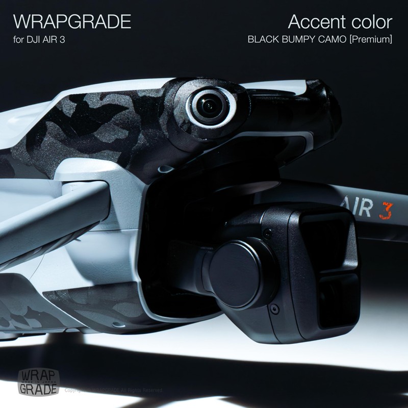 WRAPGRADE Skin Stickers Compatible with DJI Air 3 | Accent