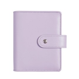R/K A7 Notebook Binder, 6 Holes, Pocket Size, Mini Size Notebook, Binder Notebook, Cute, Stylish, Present (Purple)