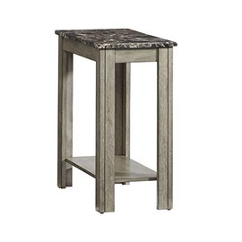 Progressive Furniture III Chairside Table, Gray