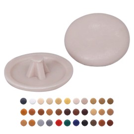 Pack of 50 Pozidriv Screw Lids 12mm Diameter Pozidriv Head Clip On Plastic Covers Furniture Decorative Cap (50, Beige S6)