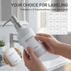 Modern Shampoo and Conditioner Dispenser Set of 3, 17oz Refillable