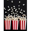 Mellilu Popcorn Bag Pirate Red Stripes 7 x 7 x
