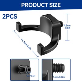 ZIVAJA Storage Hooks Compatible with Lifetime and Suncast Sheds – Heavy-Duty Plastic Tool Hangers for Shovels, Rakes, and Garage Accessories
