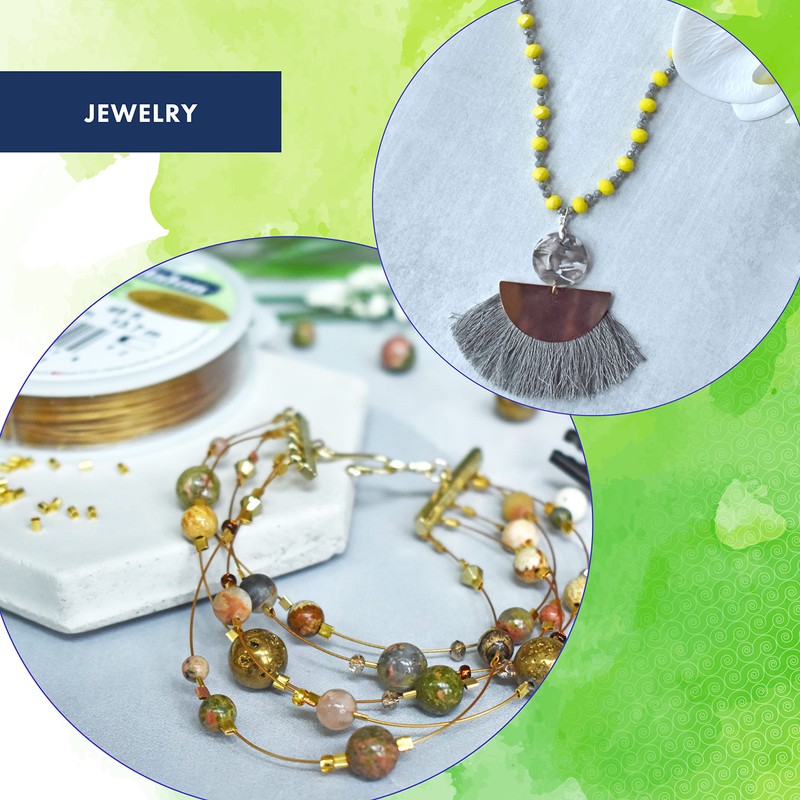 Beadalon 7 Strand Stainless Steel Bead Stringing Wire, 0.024 in