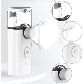 Kit de Cuidado de Enfermería Ocular Máquina de Vapor y Lágrimas Artificiales para Ojos Secos, Pulverizador de Niebla para Hidratación Profunda y Limpieza