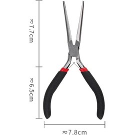 Long Needle Nose Plier Side Cutter Work Tool Electrician Repair Tools Pliers For Jewelry Making Tools Jewelry Making Supplies Craft Pliers，Needle-Nose