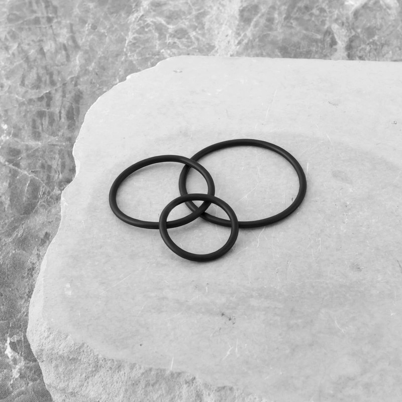 eMagTech 180Pcs O-Rings 7.6mm-37.5mm 1.8mm Thickness Rubber Seal Grommets Compatible