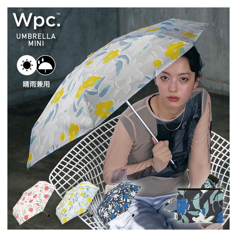 [2025] Wpc. Folding Umbrella, Tulli, Mini, Pink, Rain Umbrella, Rain