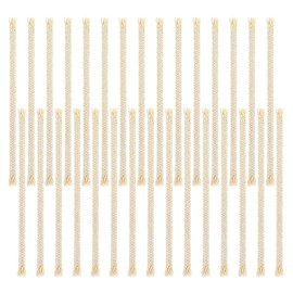 30 PCS 1/4" Round Cotton Oil Lamp Wicks, Braided Cotton Wicks for DIY Candles, Oil Lamps, Tiki Torches & Alcohol Burners