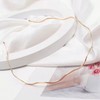 NORMAK Thin Simple Wave Gold Headband Painless, Gorgeous, Stylish, Korean