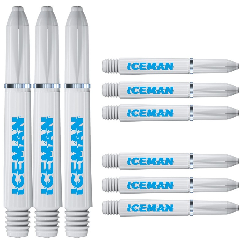 RED DRAGON Gerwyn Price Iceman White with Blue Signature Short