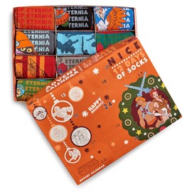 Numskull Man 12 Days of Socks Nice Advent Calendar, Multicolour, One Size