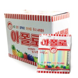 Apollo Straw Candy 36g, Pack of 20