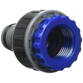 TATAY Tap Connector 3/4 Inch - 1/2 Inch Premium, Universal Connector, Sun Protection, Easy Installation, Grey - Black