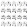Pack of 20 Furniture Connector Cam Locks, Eccentric Nuts, Cam