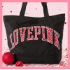 Victoria's Secret PINK Tote Bag Red Plaid Logo New Sealed