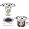 AzWzz 2 Pack Bathroom Sink Stopper,Sink Hair Catcher,Bathro