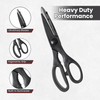 HiFEN® Black Stainless Steel Kitchen Scissors - Steel Scissors with