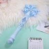 Toddmomy 1 Piece Luminous Snowflake Wand with Sound Luminous Princess