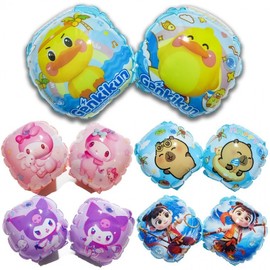 Kids' Swimming Armbands & Floating Sleeves for Beginners 39 Pink Cocoa Bear 10ea