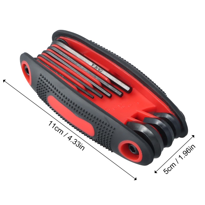Anseom Foldable Allen Key Set, Allen Key Set, 8 Pieces,