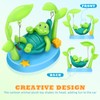 NUOBESTY Solar Powered Swinging Turtle, Plastic Dashboard Ornament Cute Cartoon