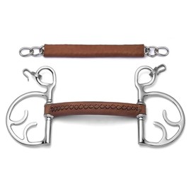 Cavalon Kimberwick Soft Leather Curb Bit (5")