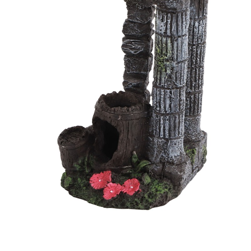 Aquarium Decoration Roman Columns Simulation Reusable Resin Fish Tank Landscape