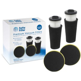 Fette Filter - Pre Motor Odor Trapping Filter & Inlet Filter Set Compatible with Dirt Devil Endura Power Max Pet & Pro Power XL Pet Model Number UD70167 UD70185 Part # F112, AD47936, F-97 440008436