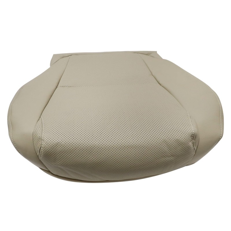 FZJDSD Tan Driver Side Bottom Perforated Leather Replacement Seat Covers