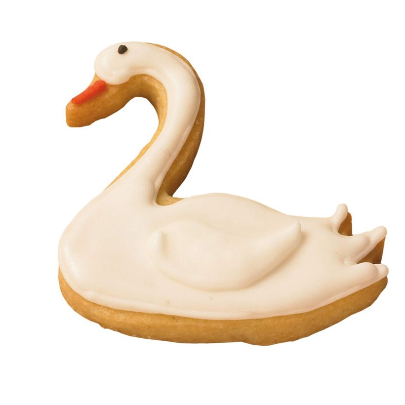 Birkmann 190689 Swan Cookie Cutter, 7 cm