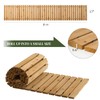 8FT Wooden Garden Pathway,Non-Slip Straight Garden Walkway,Garden Paver