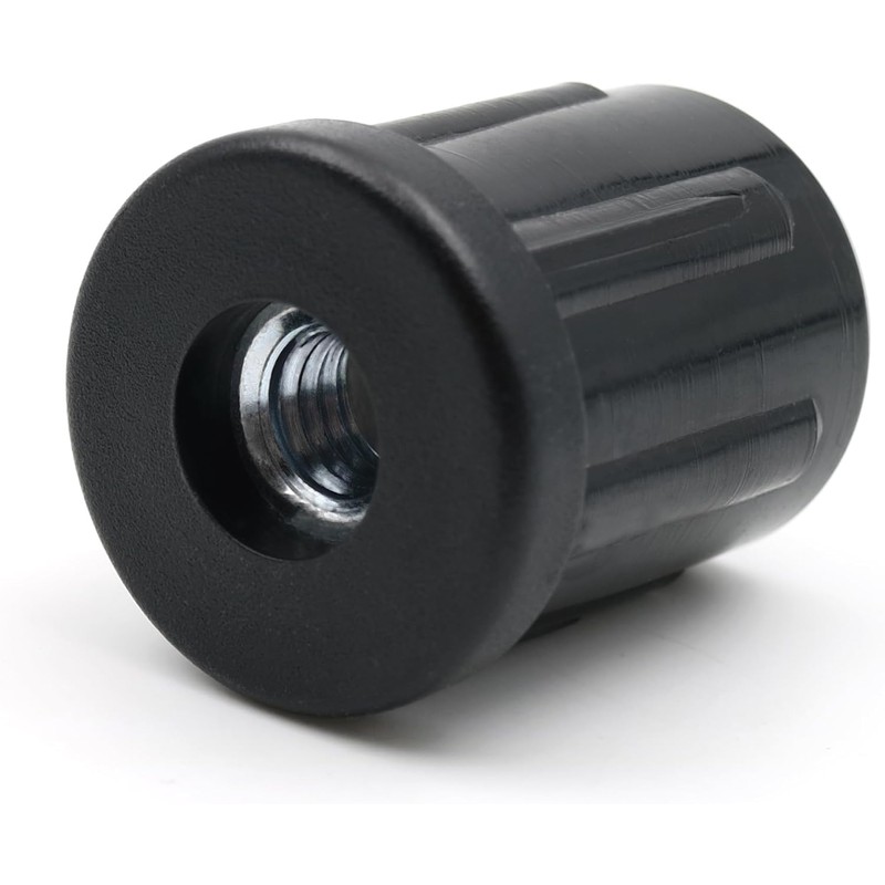 Design61 4 x Threaded Plugs, Round Tube Plugs, Adjustment Plugs,