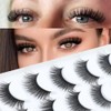 25 Pairs Wispy Mink Lashes Fluffy Eye Lashes Natural Look