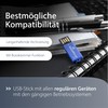 MediaRange MR975 USB Nano Stick 8GB/Paper Clip Office Clip Leather