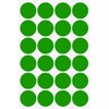 Stickers Green 25mm Round Labels - 1" Sticky Dots 360