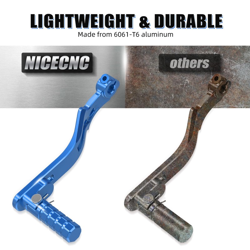 NICECNC Folding Gear Lever Compatible with Yamaha Raptor 700 YFM700