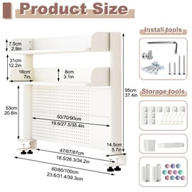 jvsufuik Clamp On Desk Organizer Shelf,White Desk Extender Pegboard Workstation,Computer Desk Accessories for Office, Desktop Shelving System,Desktop Bookshelf Storage Shelves for Desk,39.4in