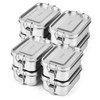 VIKCOLEE 8 PCS Stainless Steel Bento Box 550ml, Metal Lunch