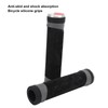 Antislip Silicone MTB Bicycle Handlebar Grips with Plugs Shockproof Cycling