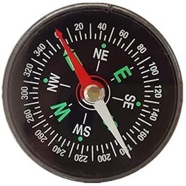 1Pc Black Camping Hiking Compass Navigation Portable Handheld Practical Guider Outdoor Convenient Direction Field Mini， Compasses ，Accessories