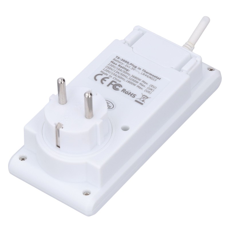 Thermostat Outlet Wireless Programmable Automatic Temperature Controller Socket Switch EU