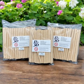 Nesting Tubes for Solitaire Bees - Pack of 300 Nesting Sleeves for Wall & Wild Bees, 145 mm Long, 6 mm and 8 mm Diameter.