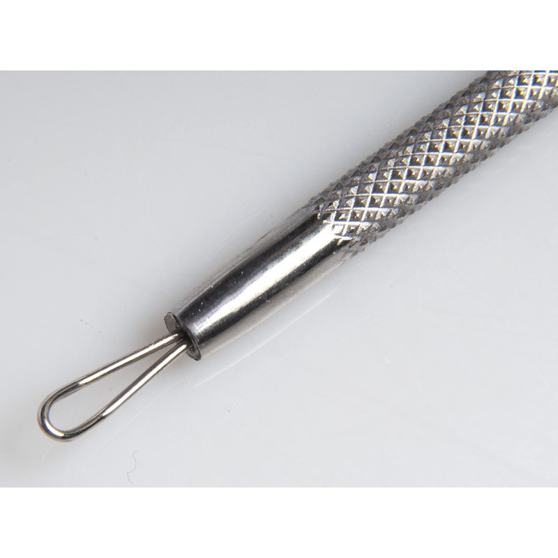 Diane Two-Sided Comedone Extractor Tool, Stainless Steel Blackhead and Whitehead