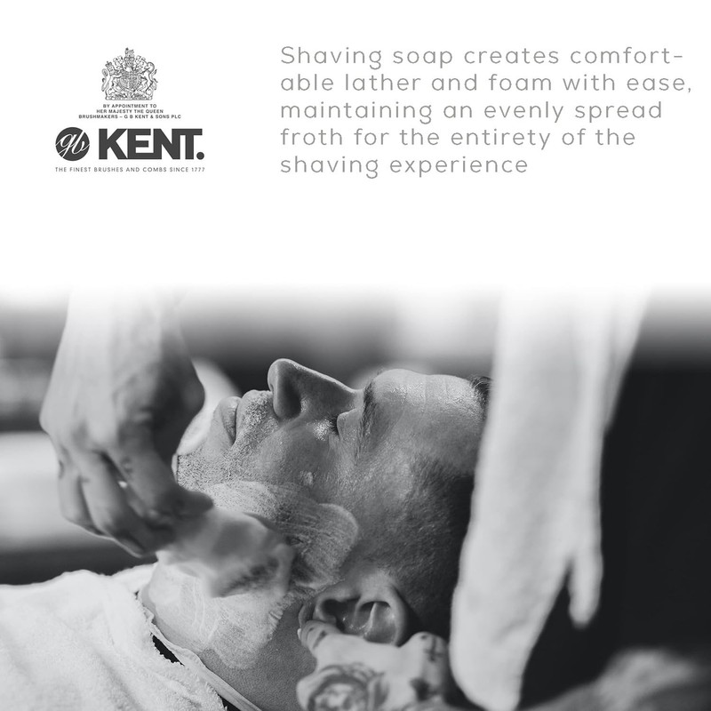 Kent SB2 Luxury Shaving Soap Refill - 120g Shaving Soap