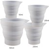 Taza medidora plegable de silicona para taza medidora plegable de