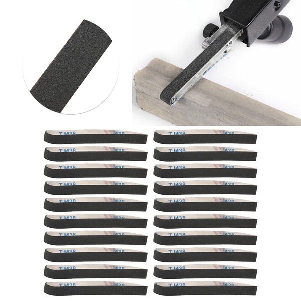 Pack of 20 Sanding Belts, Fabric Sanding Belts, 520 x