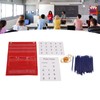 Counting Place Value Pocket Chart with 200pcs Straw 20 Rubber