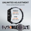 Bandletic 22mm Tactical Military Nylon Watch Band Compatible with Garmin